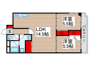 セレクト北小金の物件間取画像